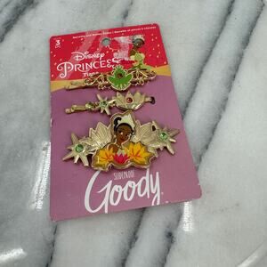 NWT Goody Princess frog Tiana Hairclips